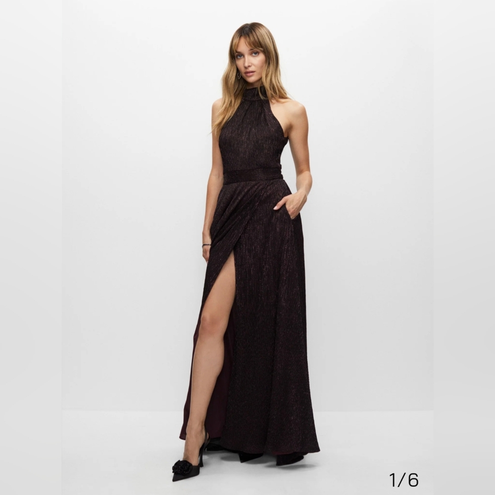 Silver Metallic Gown
